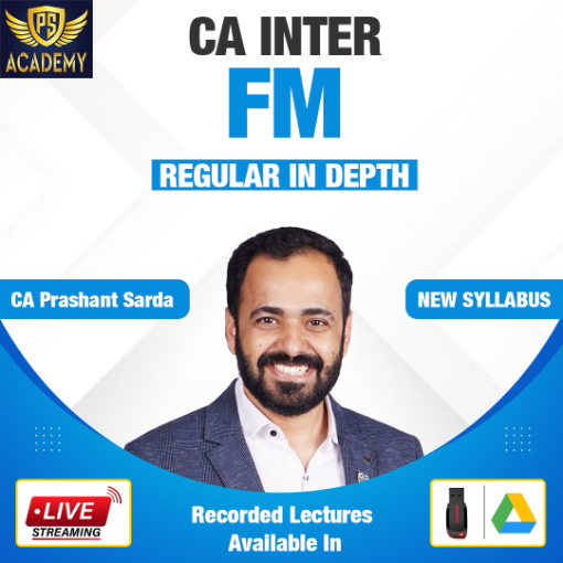 Picture of CA Intermediate FM Regular in Depth (New Syllabus) 