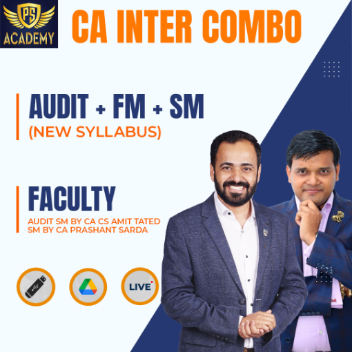 Picture of COMBO AUDIT + FM + SM BY CA PRASHANT SARDA & CA CS AMIT TATED (NEW SYLLABUS)