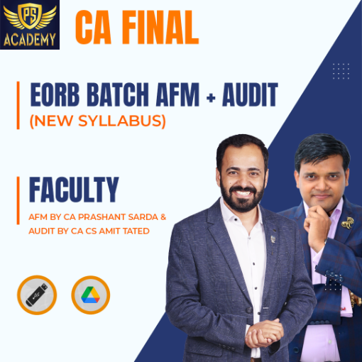 Picture of CA FINAL EORB Batch AFM + AUDIT New Syllabus