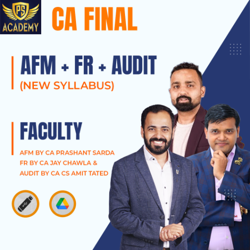 Picture of CA FINAL AFM + FR + AUDIT New Syllabus 