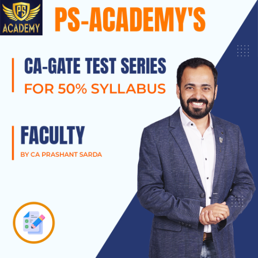 Picture of PS-Academy's CA-Gate Test Series - For 50% Syllabus