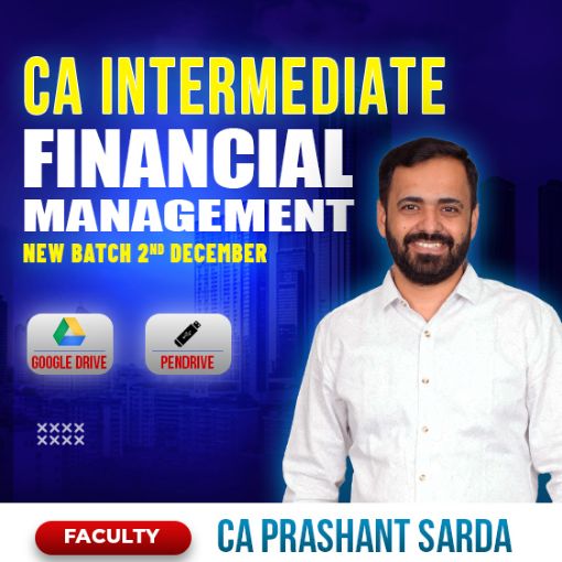 Picture of CA Inter FM Regular Pre Recorded Batch  By CA Prashant Sarda 