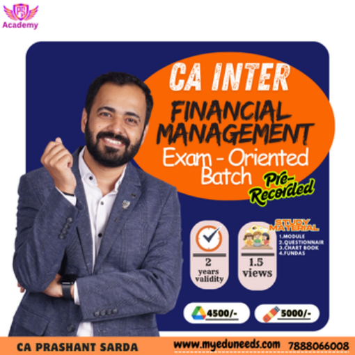 Picture of CA Inter FM Exam Oriented  Batch