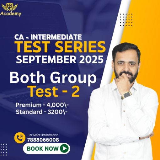 Picture of CA Inter Test Series - Both group, Test-2 100% Syllabus