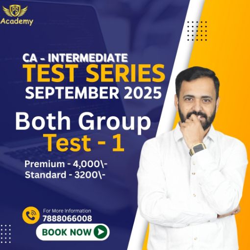 Picture of CA Inter Test Series - both group, Test-1 100% Syllabus