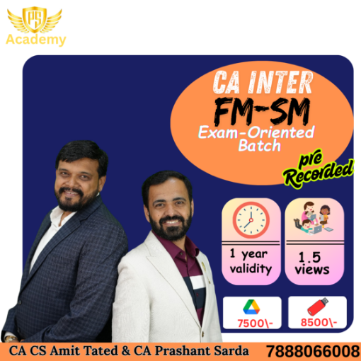 Picture of COMBO  FM + SM EOB Batch BY CA PRASHANT SARDA & CA CS AMIT TATED (NEW SYLLABUS)