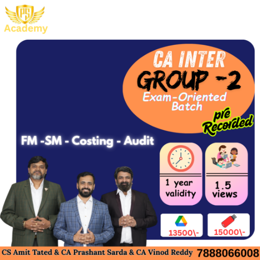 Picture of COMBO  FM + SM+COSTING+AUDIT + BY CA PRASHANT SARDA & CA CS AMIT TATED & CA VINOD REDDY